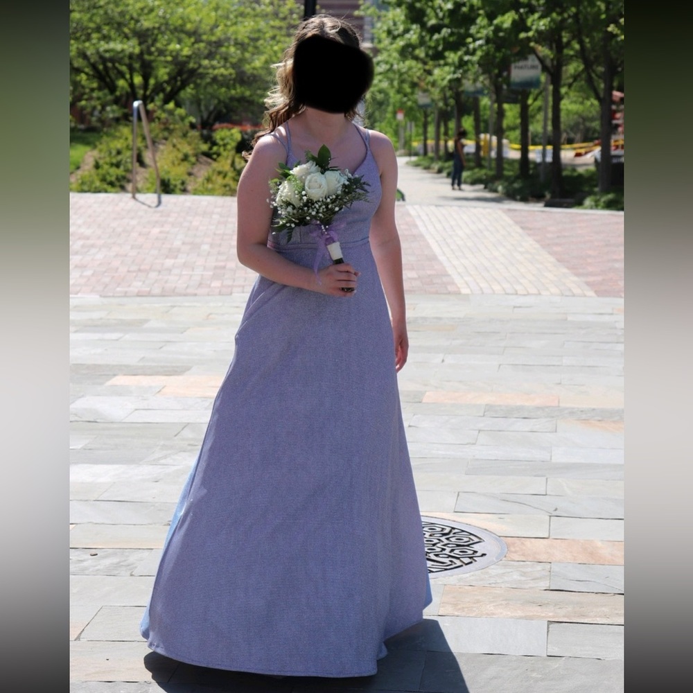 Purple prom dress